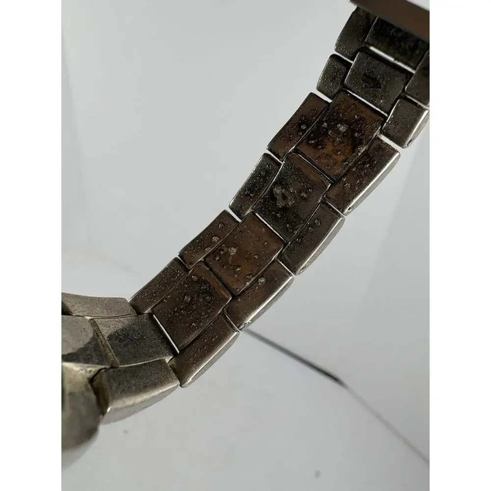 Paolo Gucci PAM Date Blue Dial Quartz Watch Japan Mens Untested
